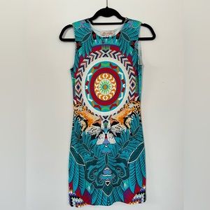 Mara Hoffman Ponte Jungle Trip Body-Con Dress - Small